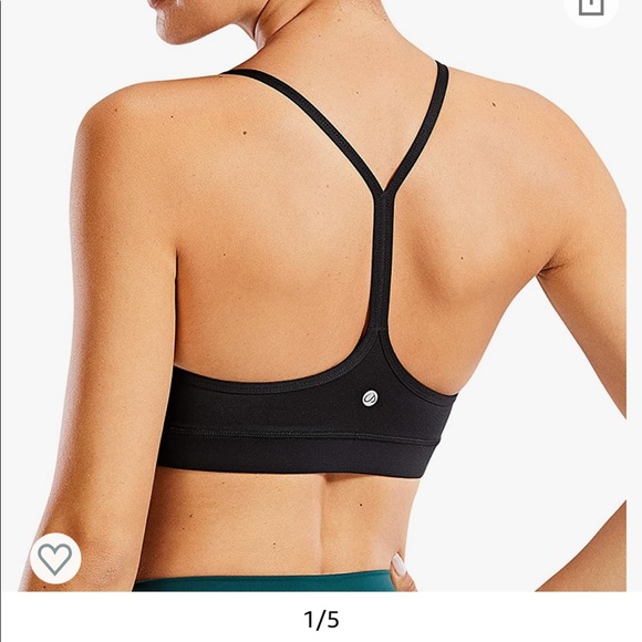 Other - SALE NWOT Racerback Black Sports Bra